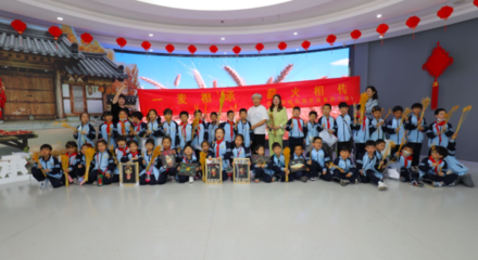 傳承中華文化 感悟非遺麥稈畫魅力——合肥市桂花園學校麥趣工坊組織學生參觀蜀山文化館，組織文化藝術交流活動